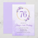 Search for 76th birthday invitations Elegant
