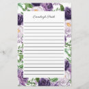 Search for lined floral stationery paper Elegant