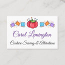 Search for alterations business cards Seamstress