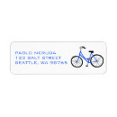 Search for bicycle return address labels Trendy