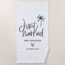 Search for just married beach towels Honeymoon