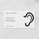 Search for deaf business cards Hearing