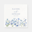 Search for dusty blue wedding napkins Calligraphy