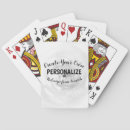 Search for blank playing cards Personalization