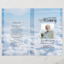 Search for man funeral programs Blue