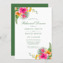 Search for luau rehearsal dinner invitations Tropical