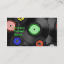 Search for vinyl record business cards Records