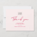 Search for holiday thank you cards Pink