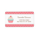 Search for cupcake return address labels Girls