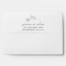 Search for floral lined envelopes Black and white floral