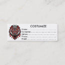 Search for wolf business cards tribal