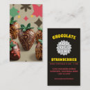 Search for chocolate strawberries business cards Catering