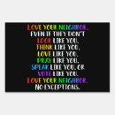 Search for rainbow outdoor signs We believe