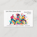 Search for dance studio business cards Dancers