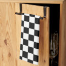 Search for black and white checkered kitchen towels Retro