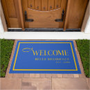 Search for blue yellow doormats Welcome