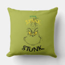 Search for grinch pillows The grinch merry grinchmas