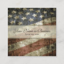 Search for american flag business cards Military