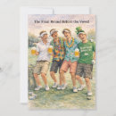Search for golf bachelor party invitations Groom