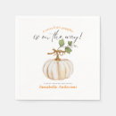 Search for pumpkin napkins Sweet little pumpkin