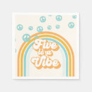 Search for retro napkins Hippie