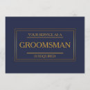 Search for wedding attendant request bridal party proposal cards For him