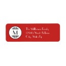 Search for victorian return address labels Red