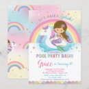 Search for pool birthday invitations Mermaid birthday party