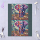 Search for elephant tissue paper Decoupage