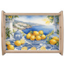 Search for lemons serving trays Italy