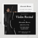 Search for music recital invitations Minimalist