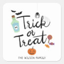 Search for candy bag stickers Spooky