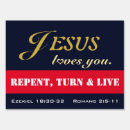 Search for love jesus outdoor signs Jesus loves you