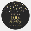 Search for 100th birthday stickers Modern