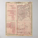 Search for indiana map art Townships