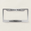 Search for metal license plate frames Modern