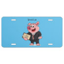 Search for farm license plates Pig