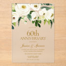 Search for 60th wedding anniversary invitations Flowers