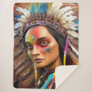 Search for native american blankets Southwest