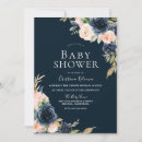 Search for girl its a baby boy shower invitations Blue