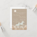 Search for horse wedding invitations White