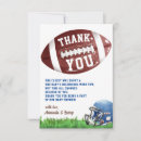 Search for football thank you cards Boy baby shower