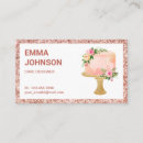 Search for birthday business cards cake designer