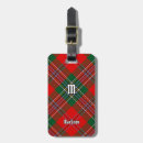 Search for plaid luggage tags Red