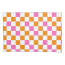 Search for pink orange pillowcases Geometric