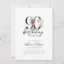 Search for 90th birthday invitations Typography