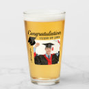 Search for party favor beer glasses Black and gold