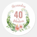 Search for 40 and fabulous stickers Elegant