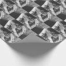 Search for engagement wrapping paper Black and white