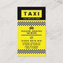 Search for taxi driver business cards Cab